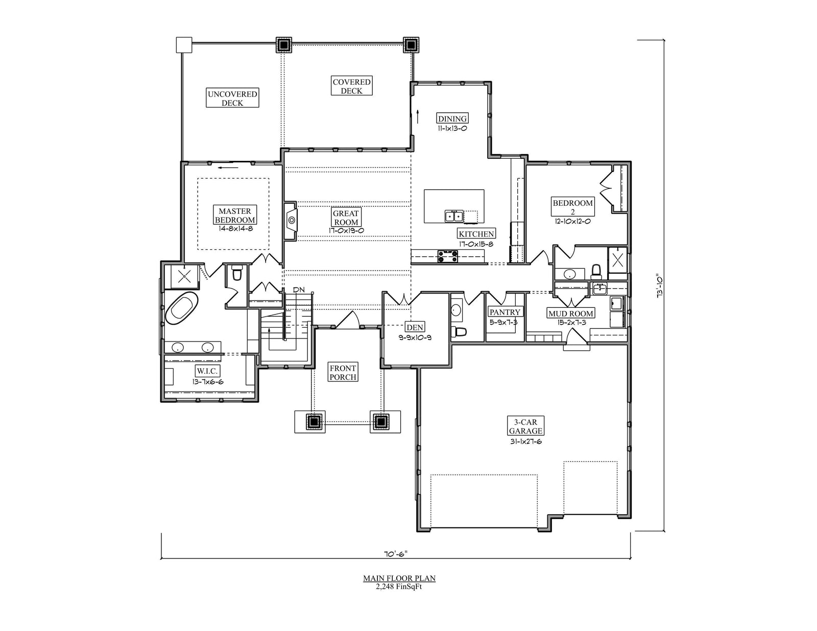 Peerless II House Plan - Archival Designs House Plans