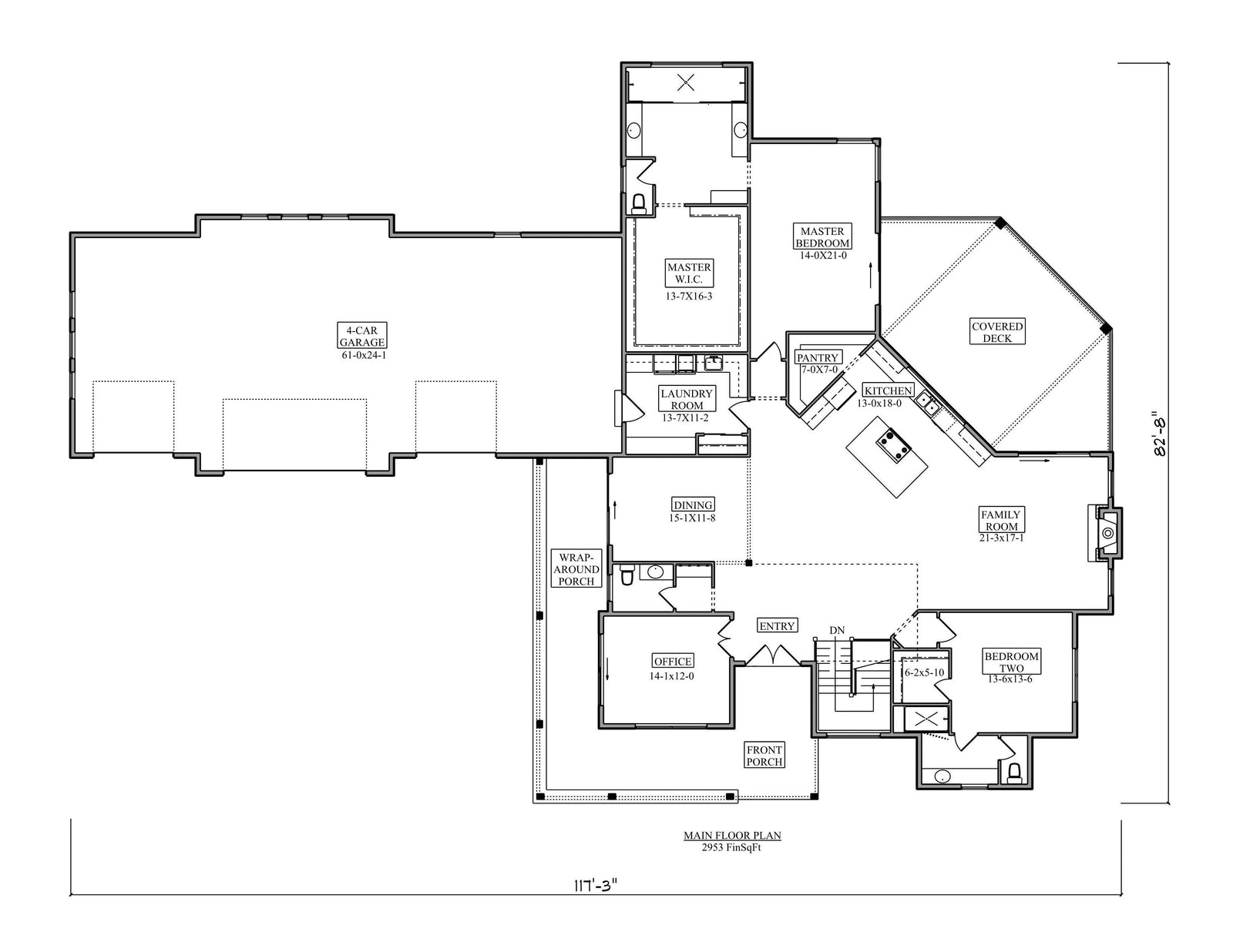 Palomino House Plan - Archival Designs House Plans