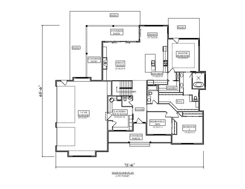 Spicewood Trail II House Plan - Archival Designs House Plans