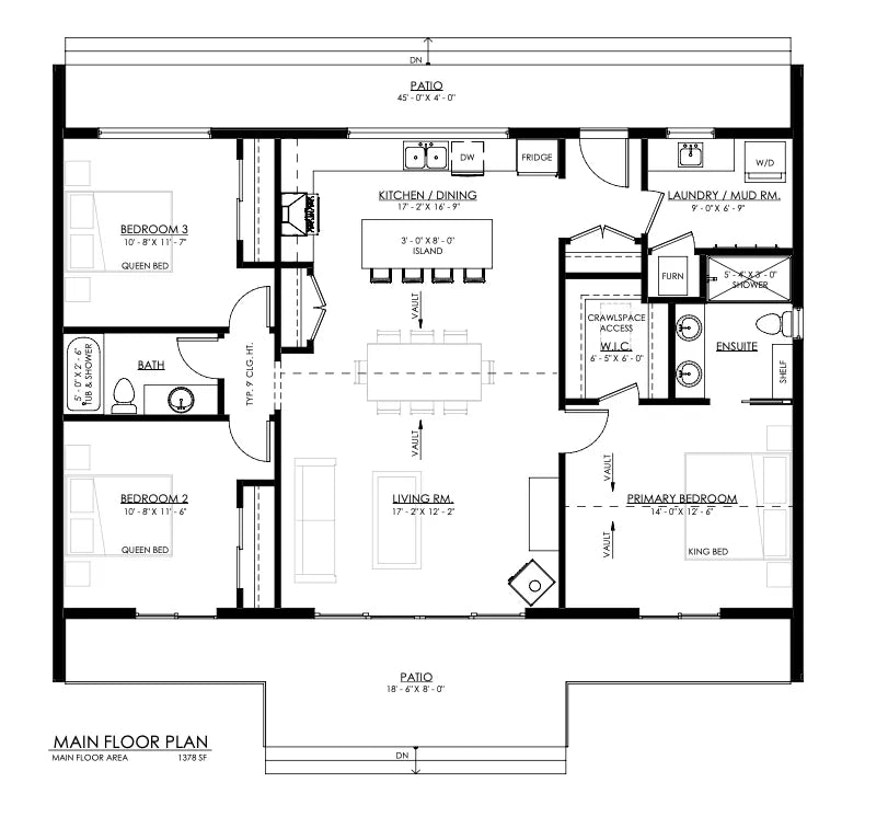 Mastrand House Plan - Archival Designs House Plans, floor plan