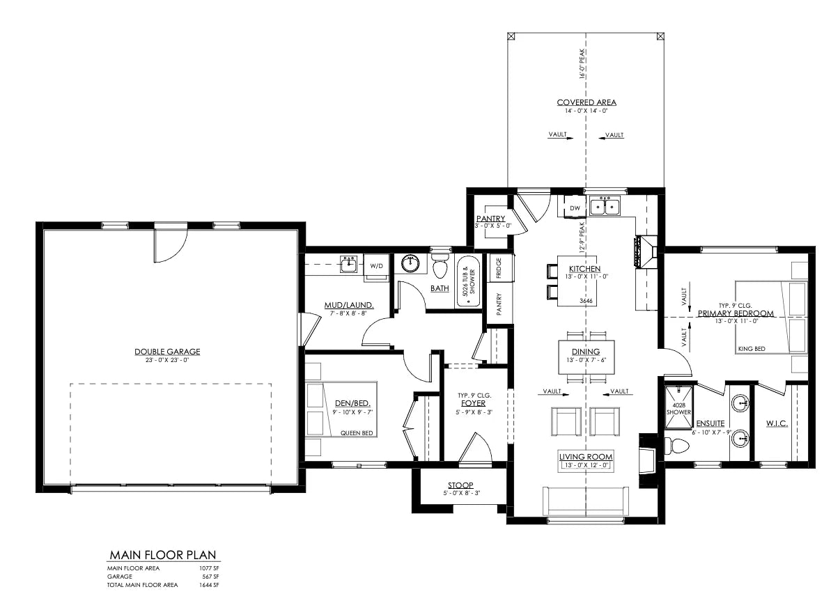 Weston House Plan - Archival Designs House Plans, floor plan