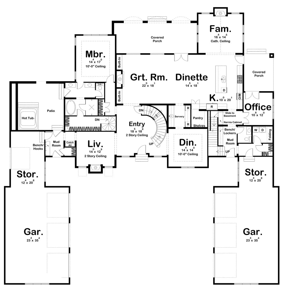 Loire Valley House Plan - Archival Designs House Plans, floor plan