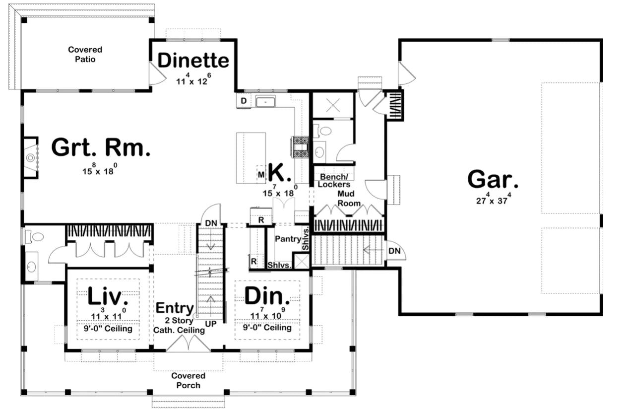 Greenbrier Hill House Plan - Archival Designs House Plans