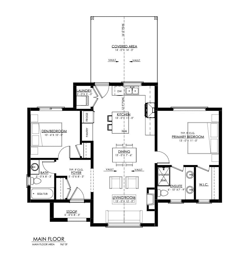 Ashford House Plan - Archival Designs House Plans, floor plan