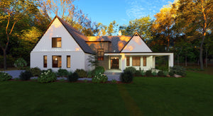 Luxurious One-Story 4-Bedroom Home with Bonus and Wraparound Porch