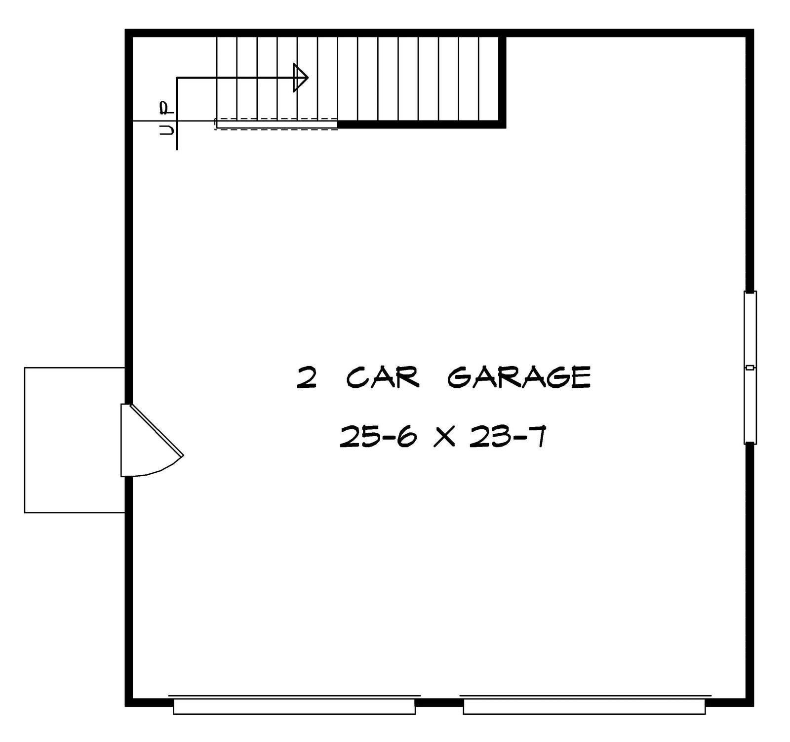 Little Wood Garage Plan - Archival Designs House Plans