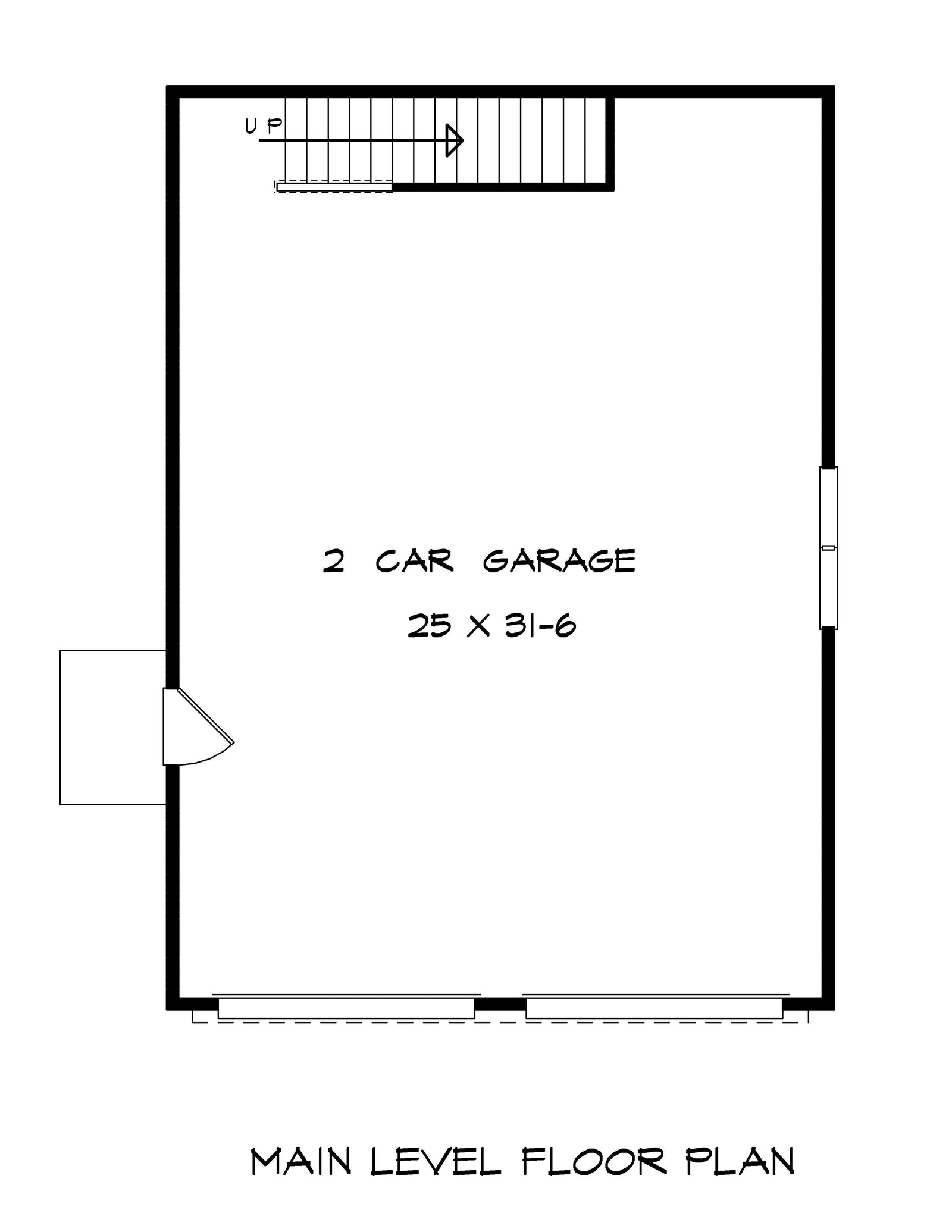 Powell Garage Plan - Archival Designs House Plans