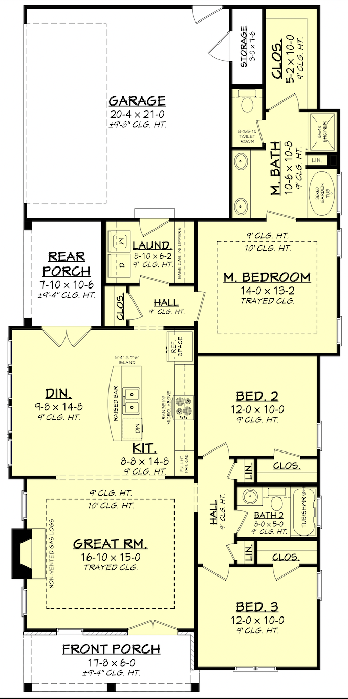 Maison III Main Floor Plan