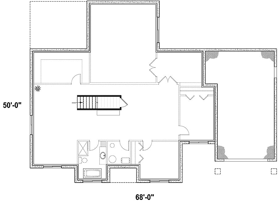 Maple Way 2 Basement Floor Plan