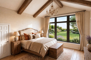 AJ8343-A Contemporary Farmhouse, 3 Bedrooms, 2.5 Bathrooms | Plan 1072 House Plan Master Bedroom
