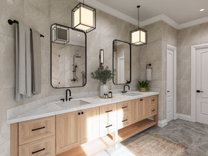 A7687-A Transitional House Master Bathroom, 3 Bedrooms, 3.5 Bathrooms | Whitemoore B House Plan 