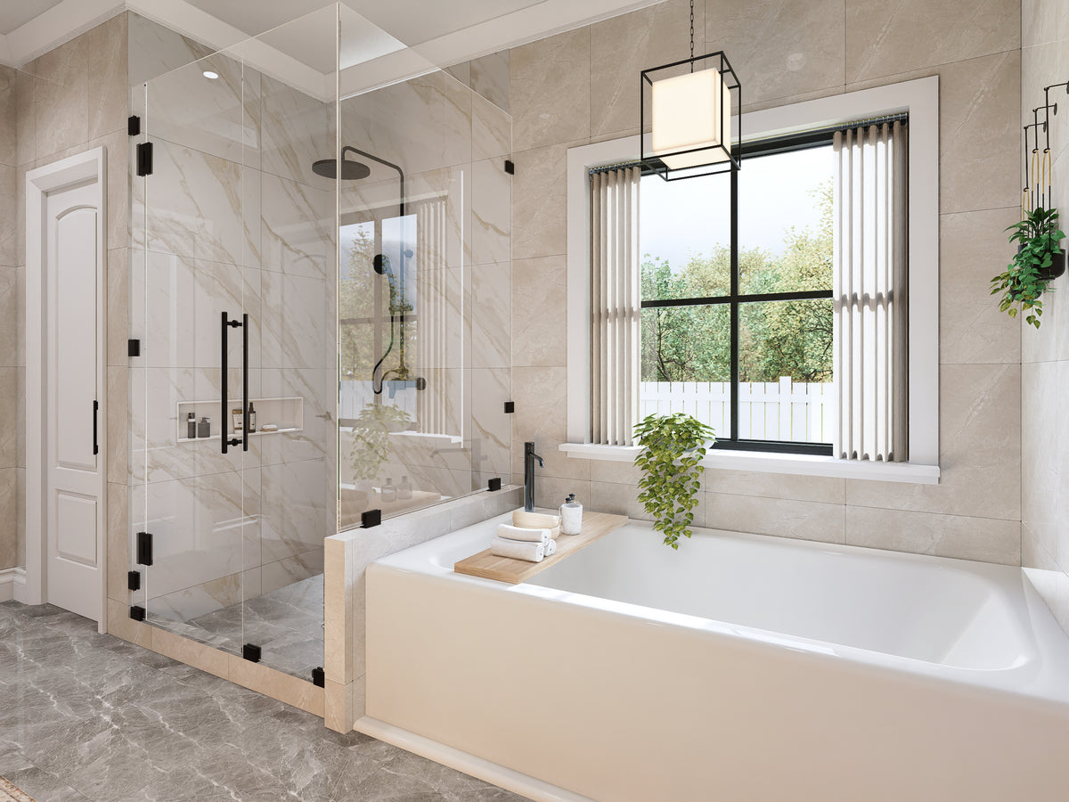 A7683-A Modern Farmhouse Master Bathroom, 3 Bedrooms, 3.5 Bathrooms | Whitemoore A House Plan 