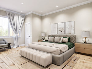 A7897-A Modern Farmhouse 3 Beds, 2 Baths Interior Master Bedroom 2