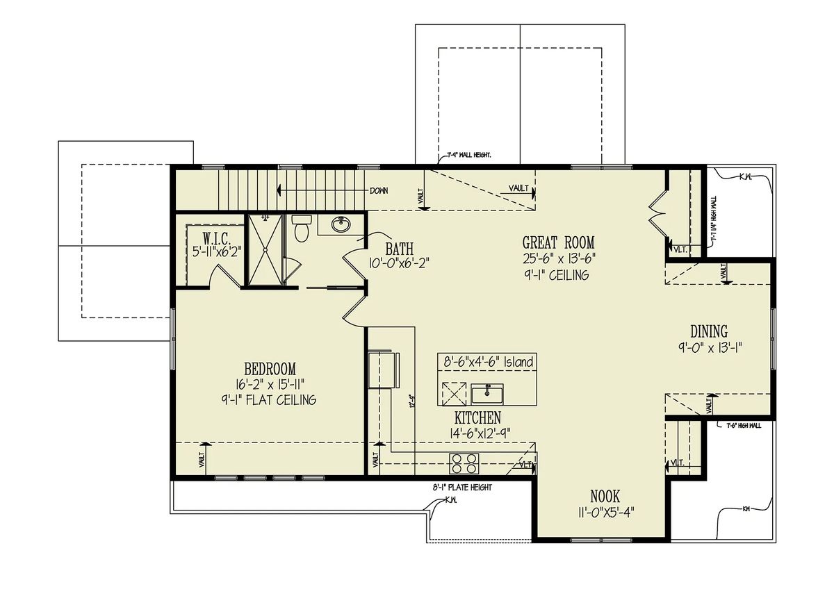 open design floor plan