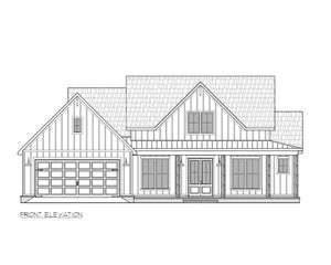 C5385-A The Mayfield House Plan Front Elevation