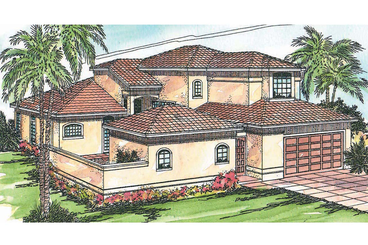 AM7242-A Coronado House Exterior Drawing
