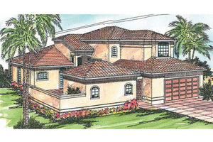 AM7242-A Coronado House Exterior Drawing