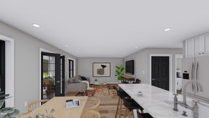 Modern One-Bedroom Garage Apartment with Deck and Family Room