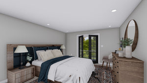 Modern One-Bedroom Garage Apartment with Deck and Family Room