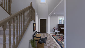 AO8492-A Modern Craftsman House, 5 Bedrooms, 3.5 Bathrooms | Mijas House Plan 