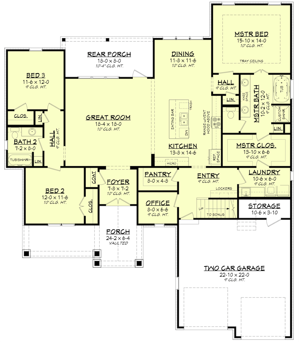 Millwood Main Floor Plan