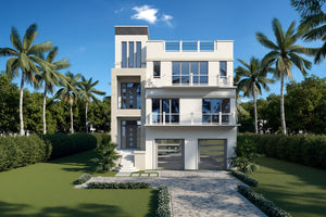 Modern 3-Bedroom Coastal Home with Elevator, In-Law Suite, and Balcony
