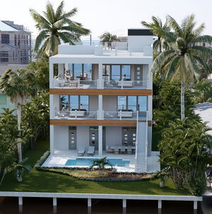 Modern 3-Bedroom Coastal Home with Elevator, In-Law Suite, and Balcony