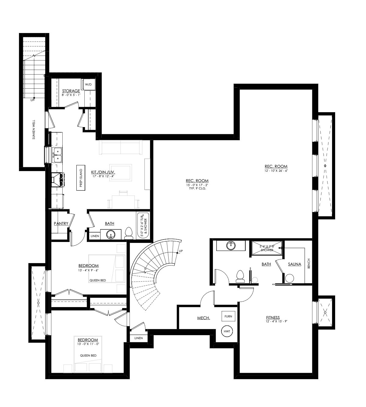 Montclair Basement Floor Plan