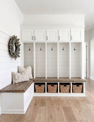 AJ8342-A Modern Farmhouse, 2 to 3 Bedrooms, 3.5 Bathrooms | Plan 1071 House Plan Mudroom