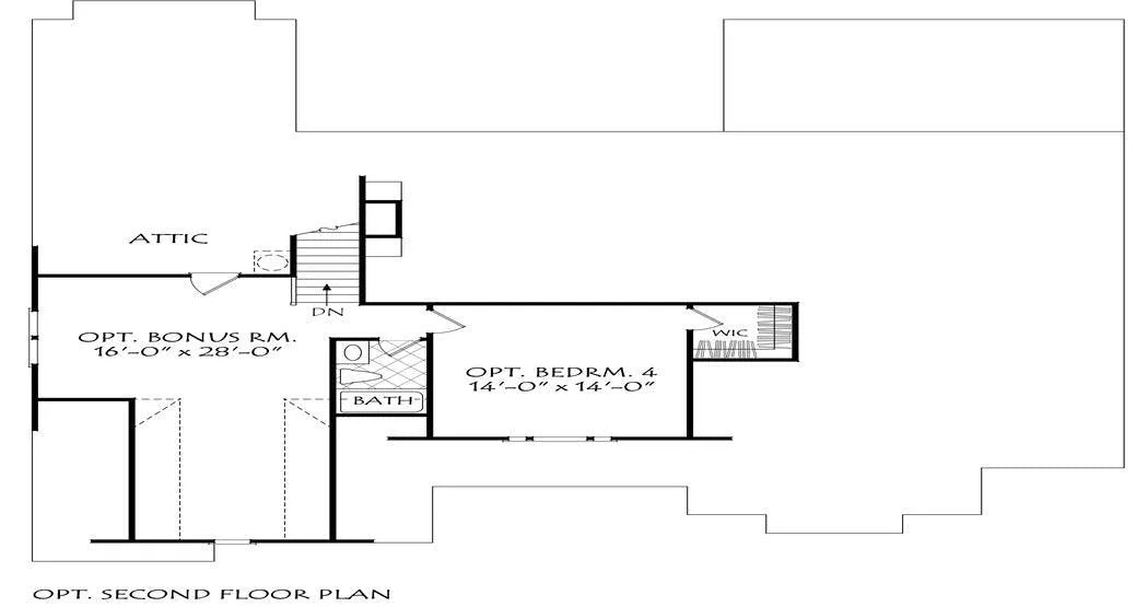 Mulberry Farm - Archival Designs House Plans, floor plan