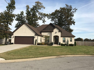 AE8259-A Traditional House, 4 Bedrooms, 2.5 Bathrooms | Country Club Drive House Plan Exterior-2