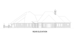 F7277-A Newport Lane House Rear Elevation