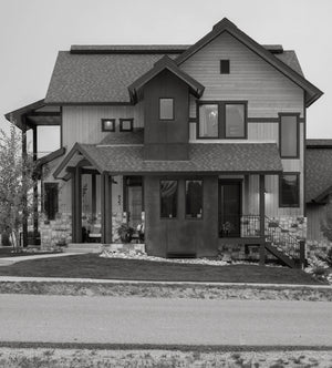 I7638-A Modern Chalet-Style House, 3 Bedrooms, 2.5 Bathrooms | The Grizzly Creek House Plan Exterior-6