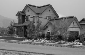 I7638-A Modern Chalet-Style House, 3 Bedrooms, 2.5 Bathrooms | The Grizzly Creek House Plan Exterior-7