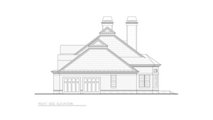 A308-A Nantucket House Right Elevation