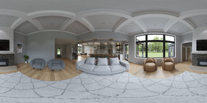 AJ7696-A Country House Great Room Panorama, 3 to 5 Bedrooms, 2.5 to 3.5 Bathrooms | Plan 1039