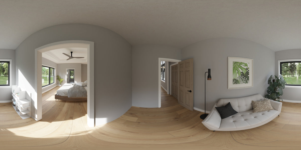 AJ7696-A Country House Sitting Room Panorama, 3 to 5 Bedrooms, 2.5 to 3.5 Bathrooms | Plan 1039