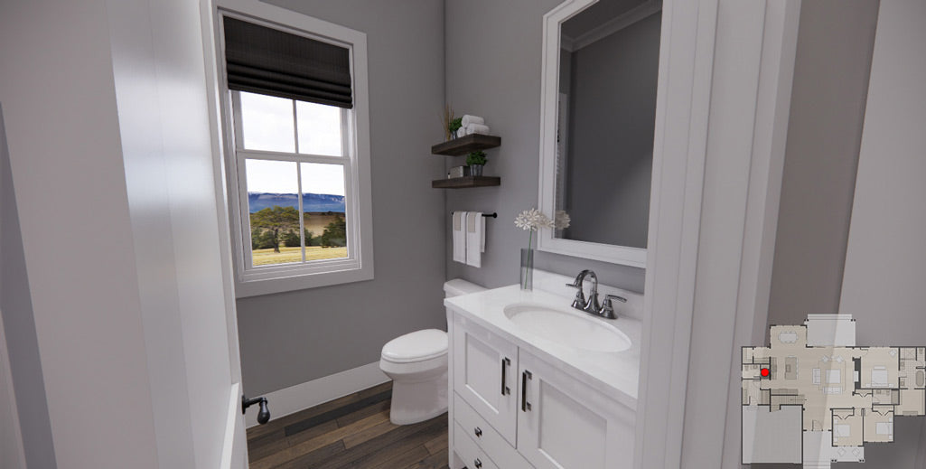 Newport House Plan - Bathroom