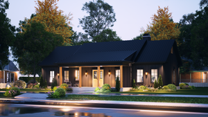 A7188-A Laurel Hill House Plan-Exterior-11