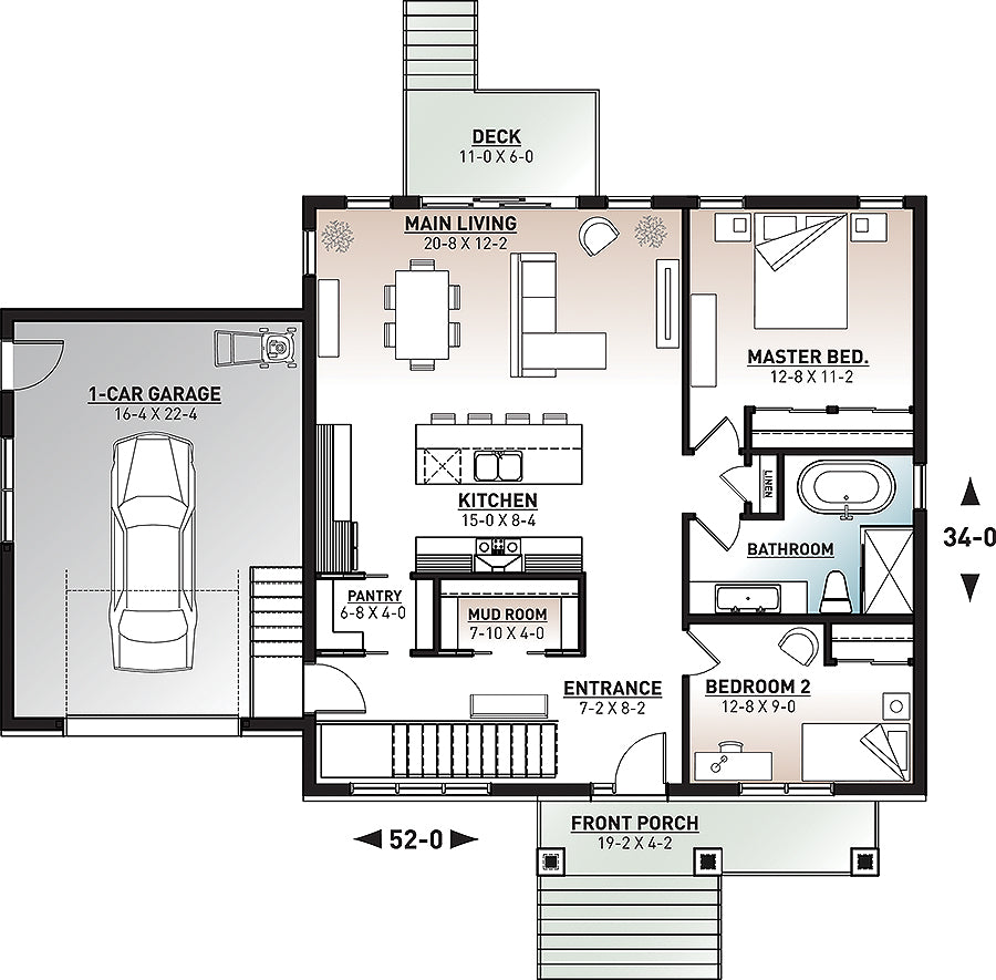 Nordika 3 Main Floor Plan