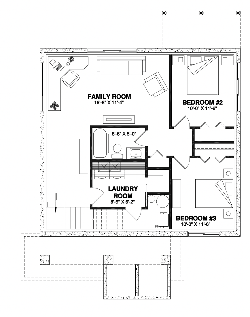 Nordika Basement Floor Plan