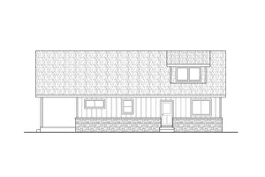 1,360 Sq Ft 2-Bedroom House Plan with Loft and Fireplace
