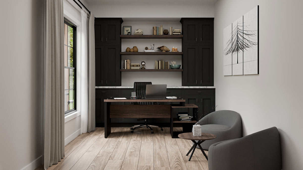 AJ7727-A Modern Farmhouse Office, 3 Bedrooms, 2 Bathrooms | Plan 1064 