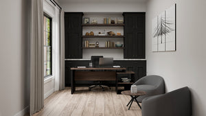 AJ7727-A Modern Farmhouse Office, 3 Bedrooms, 2 Bathrooms | Plan 1064 