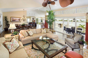 Three-Story Coastal Luxury Home with Balconies, Lanai, and Outdoor Kitchen