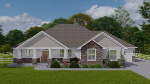 AO7994-A Craftsman House, 3 Bedrooms, 2.5 Bathrooms | Olney Exterior