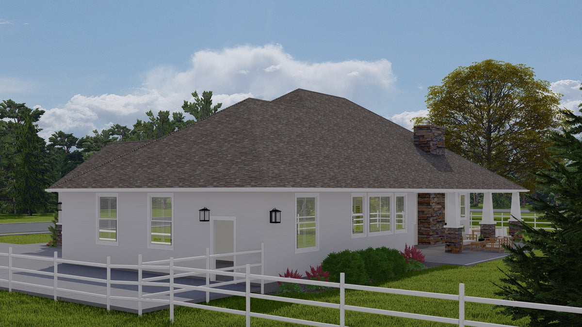AO7994-A Craftsman House, 3 Bedrooms, 2.5 Bathrooms | Olney Exterior-3