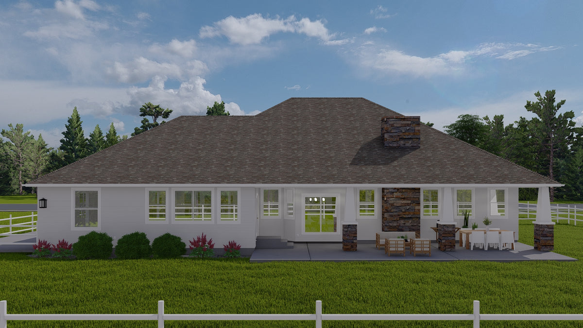 AO7994-A Craftsman House, 3 Bedrooms, 2.5 Bathrooms | Olney Exterior-4