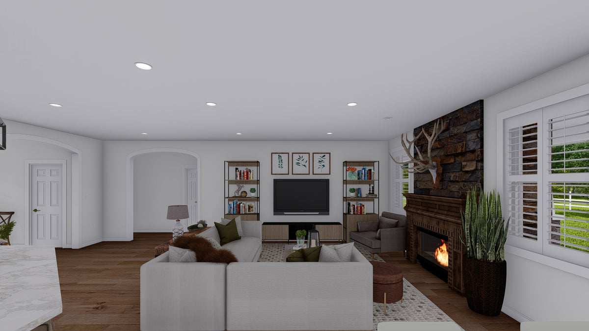 AO7994-A Craftsman House Family Room, 3 Bedrooms, 2.5 Bathrooms | Olney 