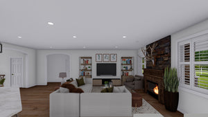 AO7994-A Craftsman House Family Room, 3 Bedrooms, 2.5 Bathrooms | Olney 